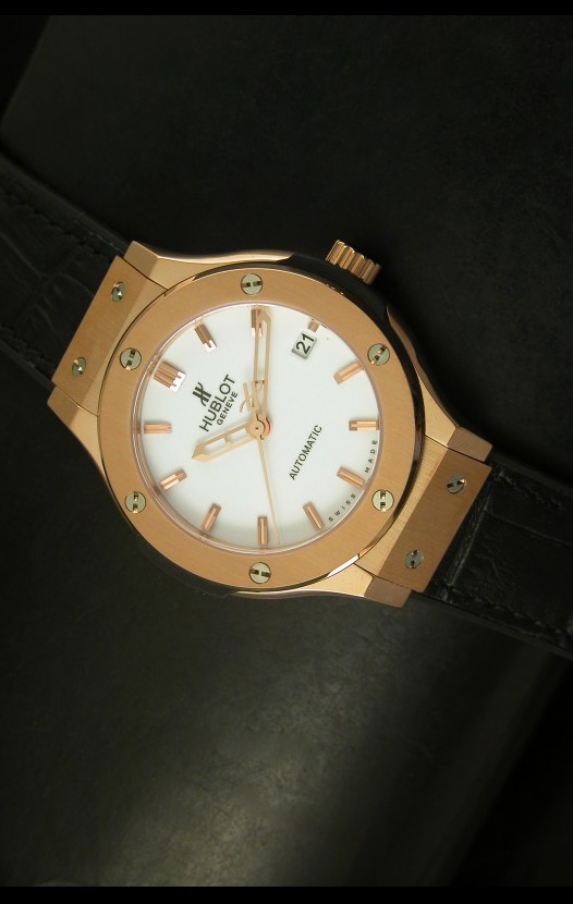Hublot Classic Fusion Reloj Suizo en Oro Rosado 39MM 