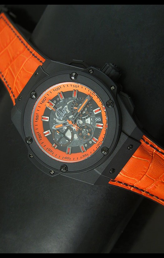 Hublot Big Bang Volcano Reloj de Cuarzo Suizo tipo Skeleton 45MM