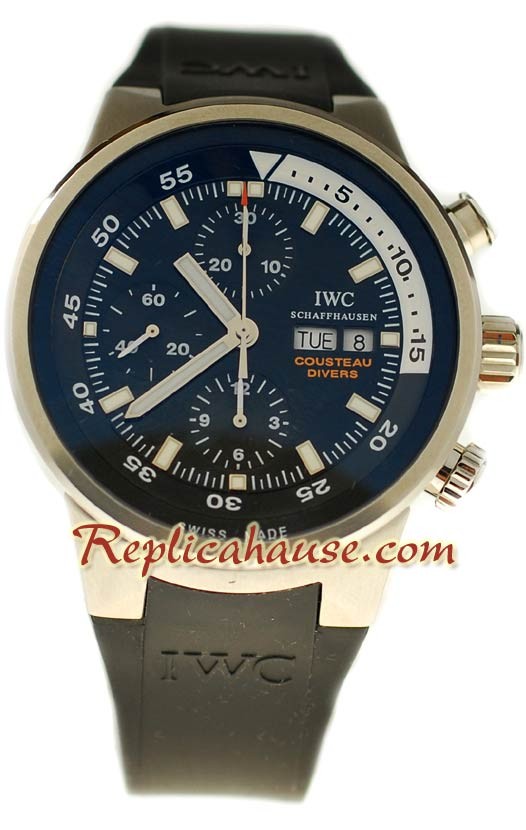 IWC Aquatimer Cronógrafo Cousteau Divers Reloj Suizo de imitación