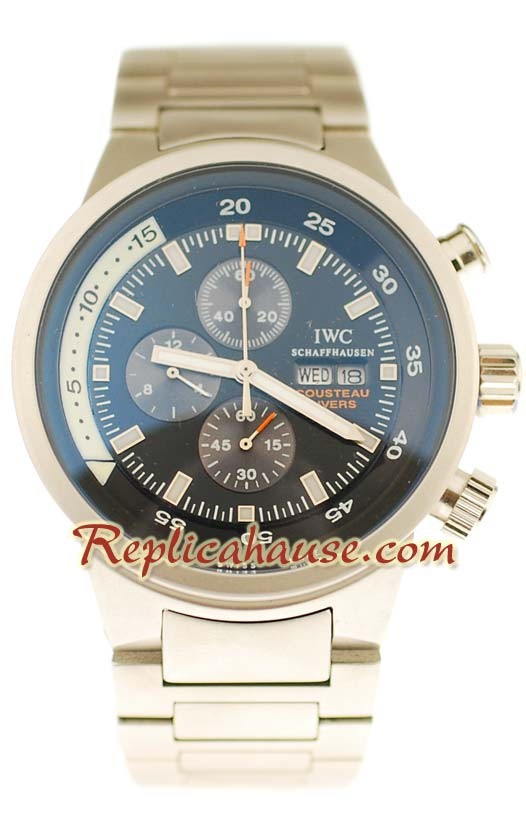 IWC Aquatimer Cronógrafo Cousteau Divers Reloj Réplica