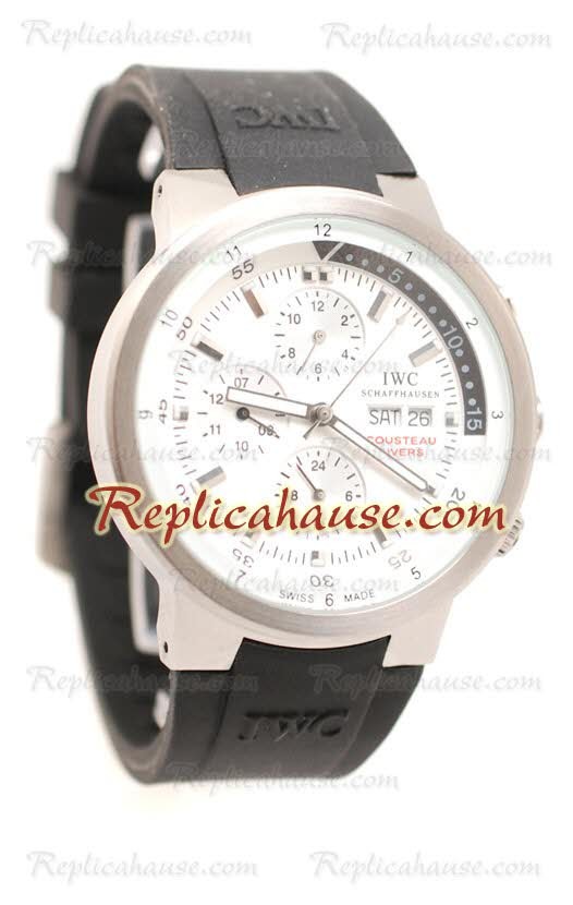 IWC Aquatimer Cronógrafo Cousteau Divers Reloj Réplica
