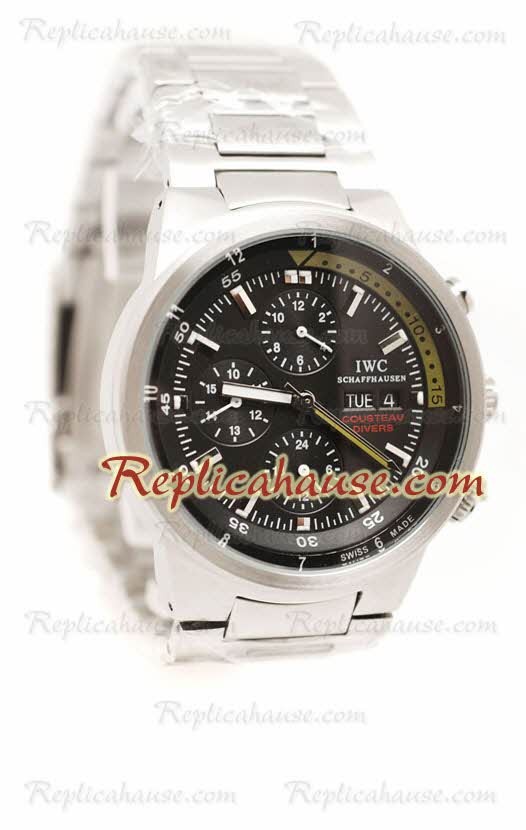 IWC Aquatimer Cronógrafo Cousteau Divers Reloj Réplica