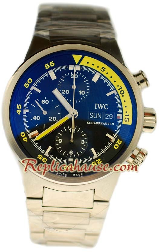 IWC Aquatimer Chrono Automático Reloj Suizo de imitación