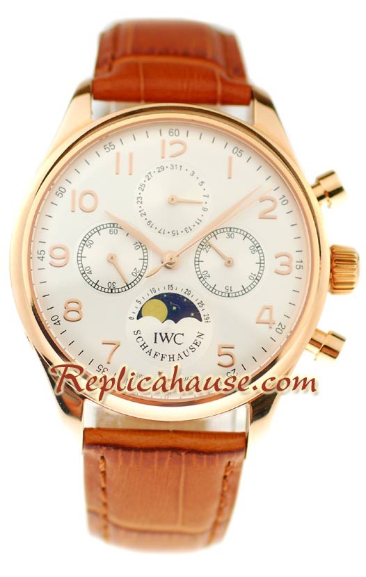 IWC Portuguese Perpetual Calyer Reloj Suizo de imitación