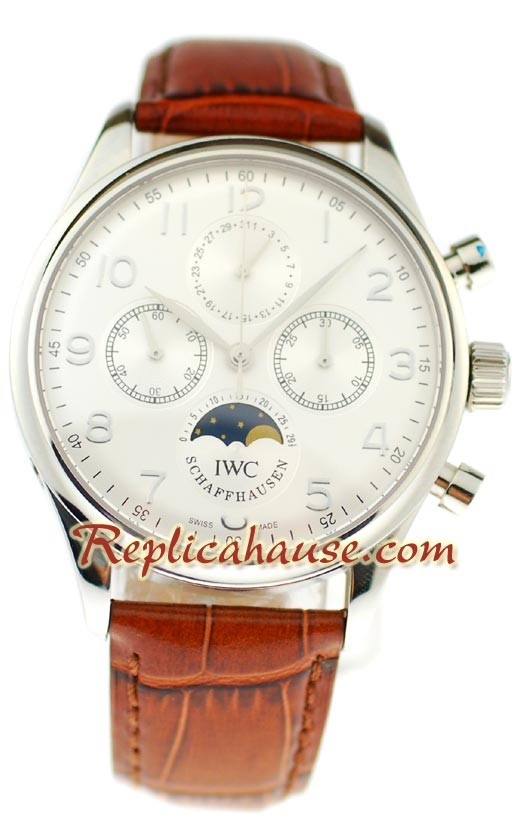 IWC Portuguese Perpetual Calyer Reloj Suizo de imitación