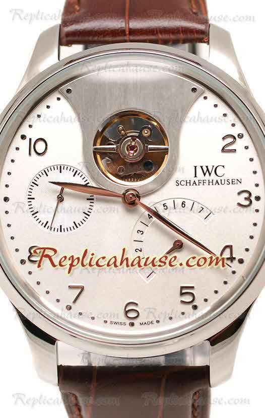 IWC Portuguese Tourbillon Mystere Reloj Réplica