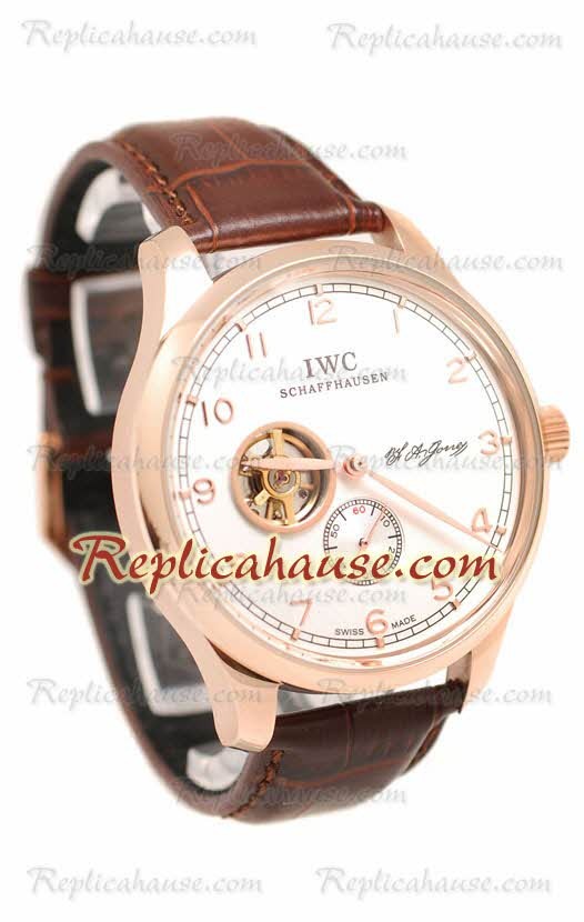 IWC Portuguese Regulateur Tourbillon Reloj Réplica