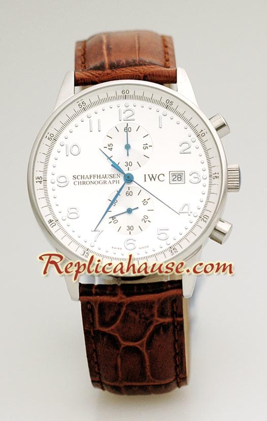 IWC Portuguese Cronógrafo Reloj Réplica
