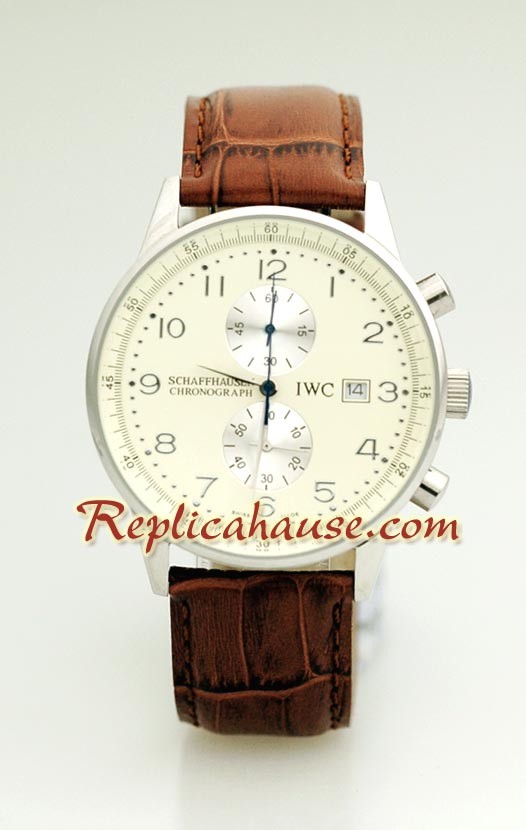 IWC Portuguese Cronógrafo Reloj Réplica