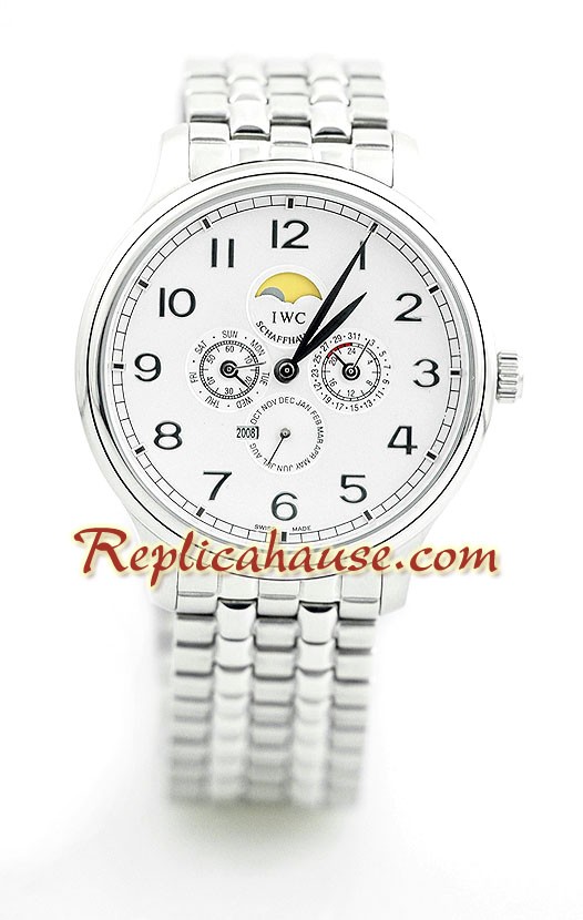 IWC Portuguese Perpetual Calyer Reloj Réplica