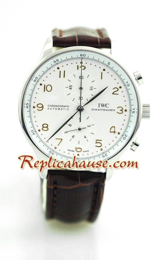 IWC Portuguese Cronógrafo Reloj Réplica