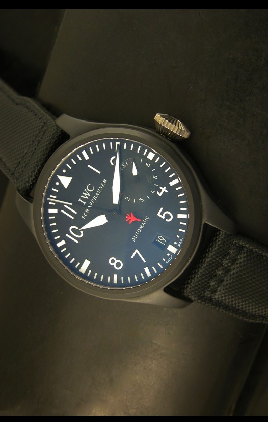 IWC Big Pilot Top Gun Reloj en Caja de Cerámica - Réplica a Escala 1:1