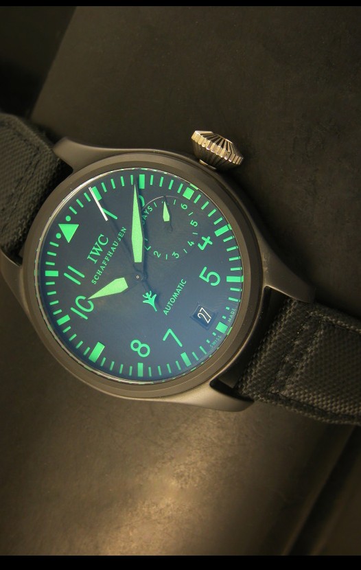 IWC Big Pilot Top Gun Reloj en Caja de Cerámica - Réplica a Escala 1:1