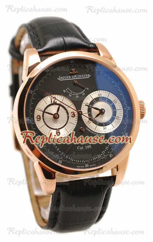Jaeger-Le Coultre Duometre Cronógrafoe Reloj Suizo de imitación