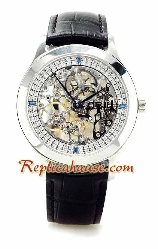 Jaeger LeCoultre Skeleton Reloj Suizo de imitación