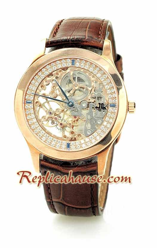 Jaeger LeCoultre Skeleton Reloj Suizo de imitación