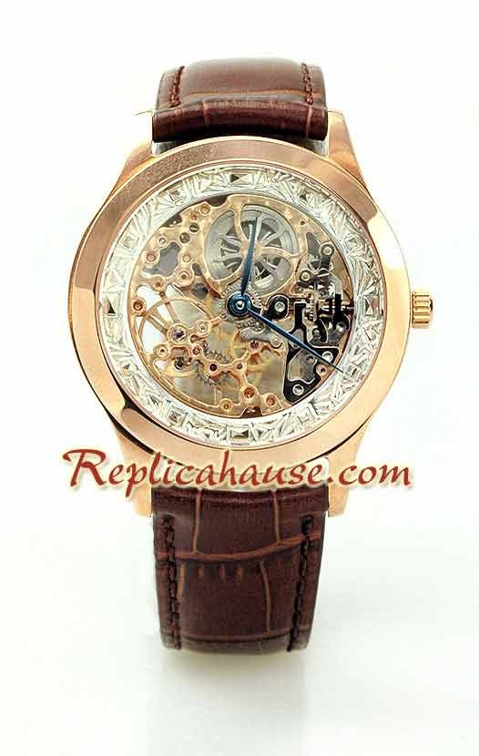 Jaeger LeCoultre Skeleton Reloj Suizo de imitación