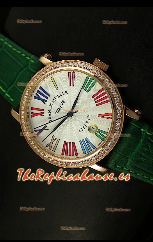 Franck Muller Master of Complications Liberty, Reloj Japonés, correa verde