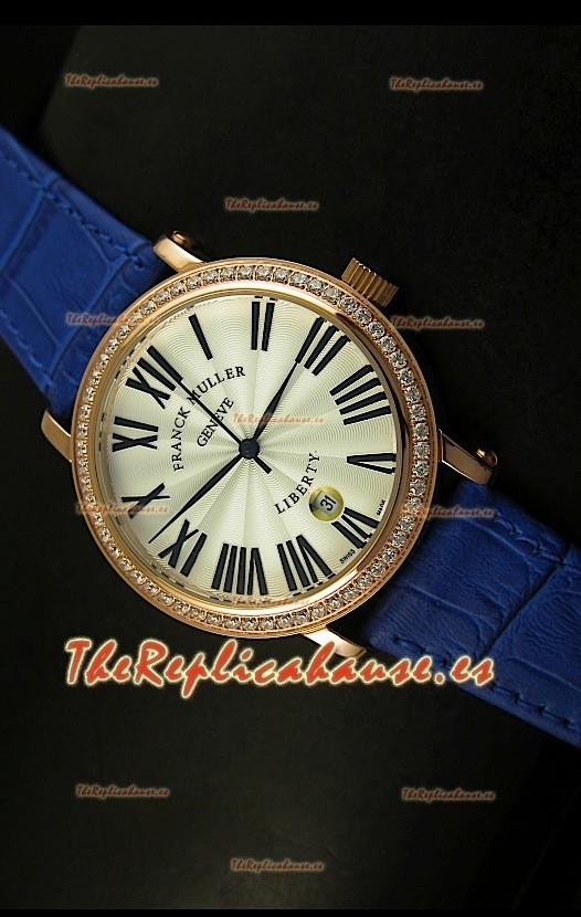 Franck Muller Master of Complications Liberty, Reloj Japonés, correa morada