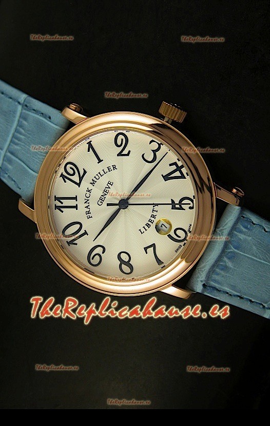 Franck Muller Master of Complications Liberty, Reloj Japonés, correa azul