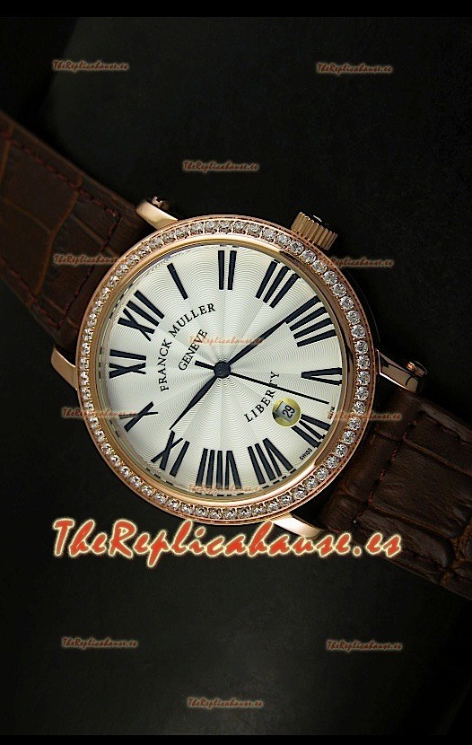 Franck Muller Master of Complications Liberty, Reloj Japonés, correa marrón