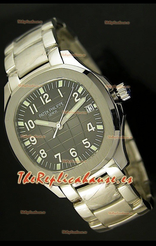 Patek Philippe 5167 Aquanaut Jumbo Reloj Réplica Suiza - réplica en escala 1:1, Dial Gris