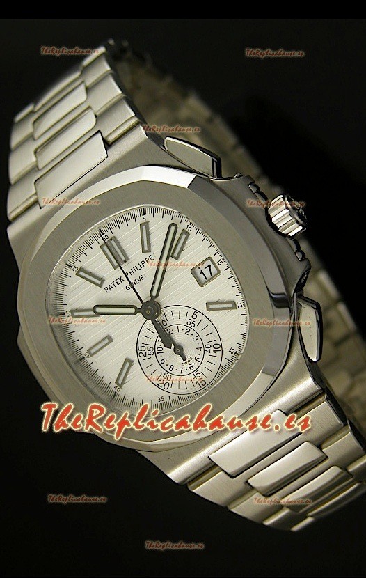Patek Philippe Nautilus 5980 Reloj Réplica Suiza cronógrafo - réplica en escala 1:1