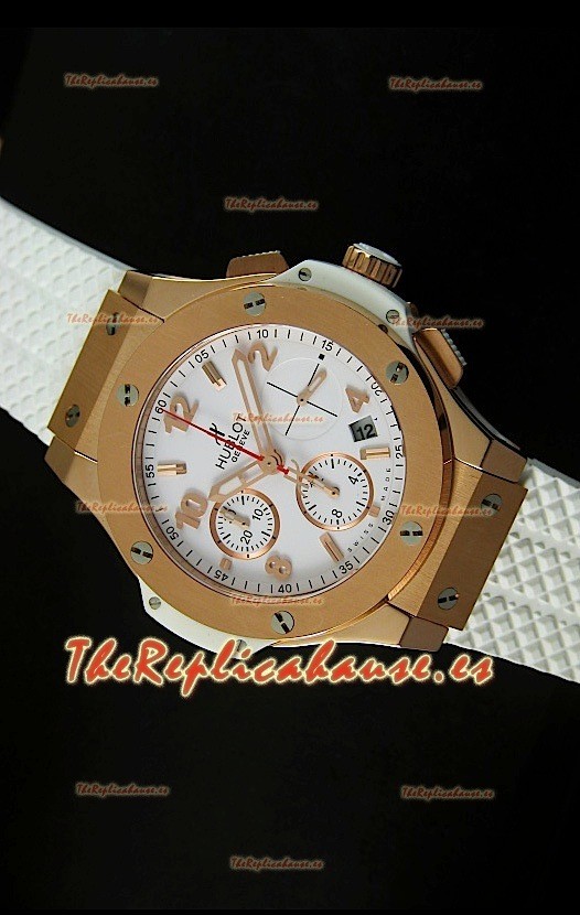 Hublot Big Bang Reloj Suizo en caja de Oro Rosado 40MM, réplica escala 1:1