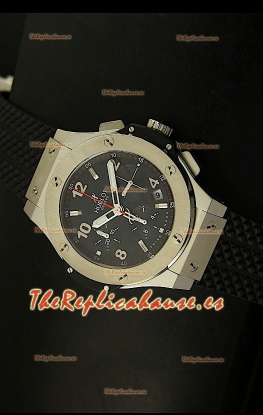 Hublot Big Bang, Reloj Suizo en Acero Inoxidable 41MM, réplica en escala 1:1