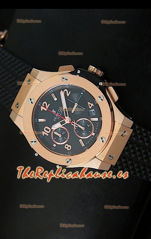 Hublot Big Bang, Reloj Suizo en caja de Oro Rosado 40MM, réplica escala 1:1
