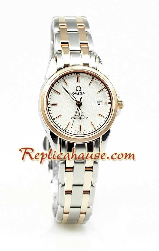 Omega Deville Suizo Dama Oro Rosa Reloj Réplica