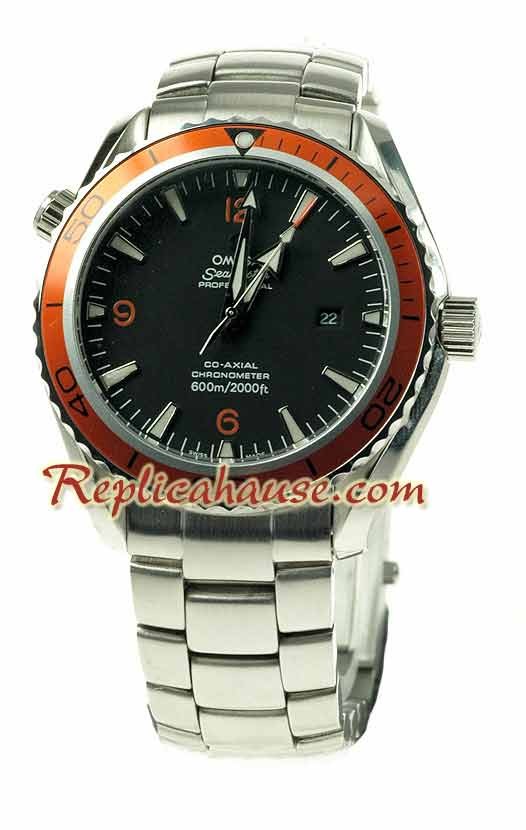 Omega Seamaster Planet Ocean Reloj - Estructura Suiza con Movimiento Japonés