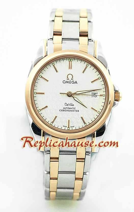 Omega SeaMaster DeVille Reloj Suizo de imitación - Oro Rosa