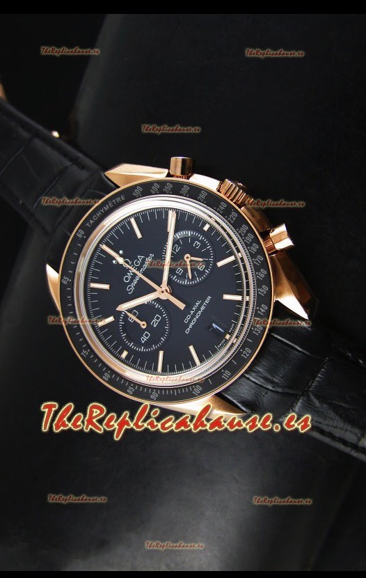 Omega Speedmaster Moon Reloj Réplica Japonés Co-Axial Caja en Oro Rosado