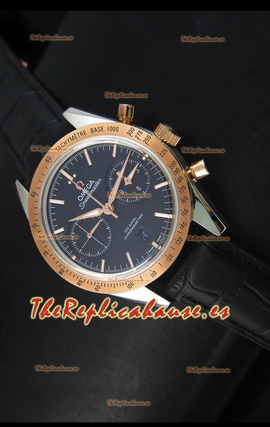 Omega Speedmaster Moon Reloj Suizo Co-Axial en Dos Tonos - Réplica Espejo 1:1