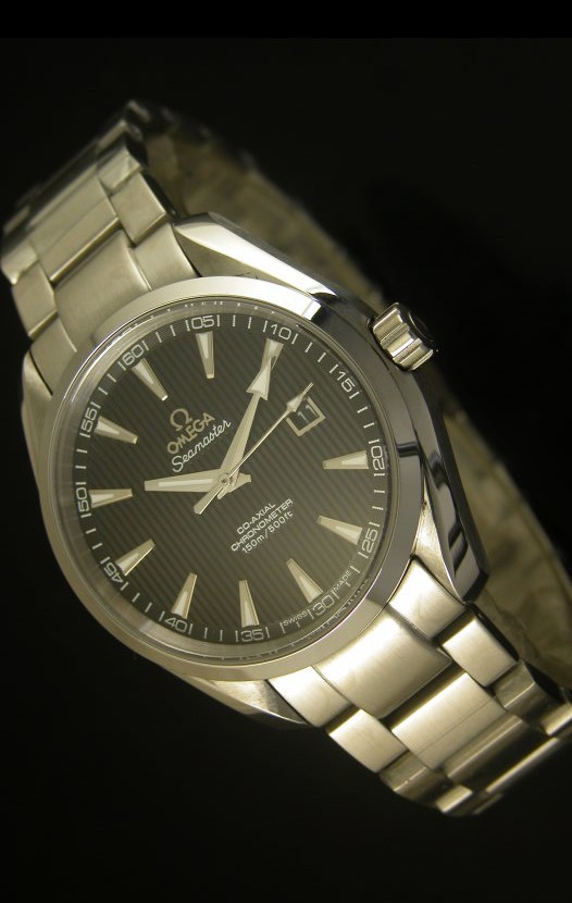 Omega Seamaster Aqua Terra Co-Axial - Cronómetro Ultima Edición Escala 1:1 Dial Negro