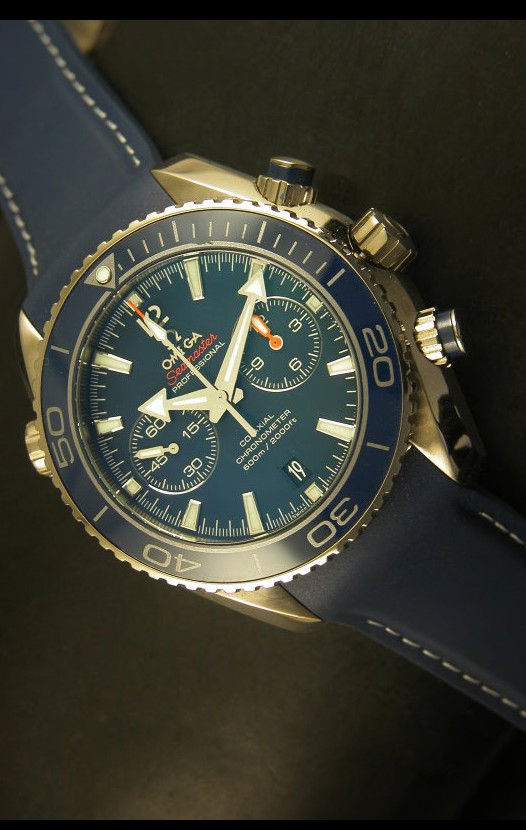 Omega Seamaster Planet Ocean Liquidmetal Titanium - Reloj Ultima Edición Escala 1:1