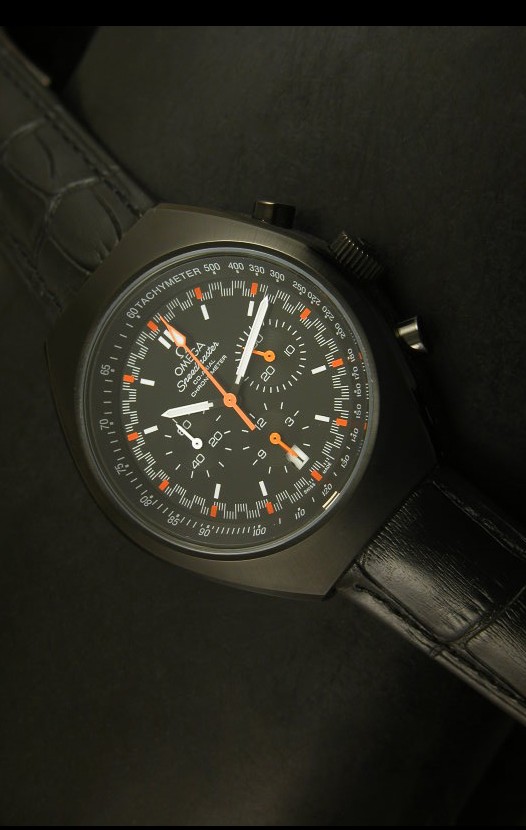 Omega Speedmaster MARK II Co-Axial Cronógrafo Caja revestida de PVD