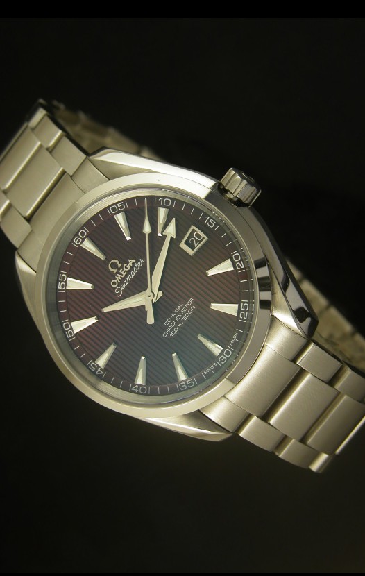 Omega Seamaster Aqua Terra Co-Axial Reloj Suizo Dial Negro