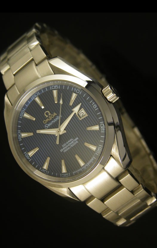 Omega Seamaster Aqua Terra Co-Axial - Cronómetro Ultima Edición Escala 1:1 Dial Azul