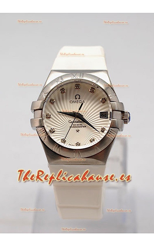 Omega Constellation para damas Réplica – Carcasa de acero – 35 mm.