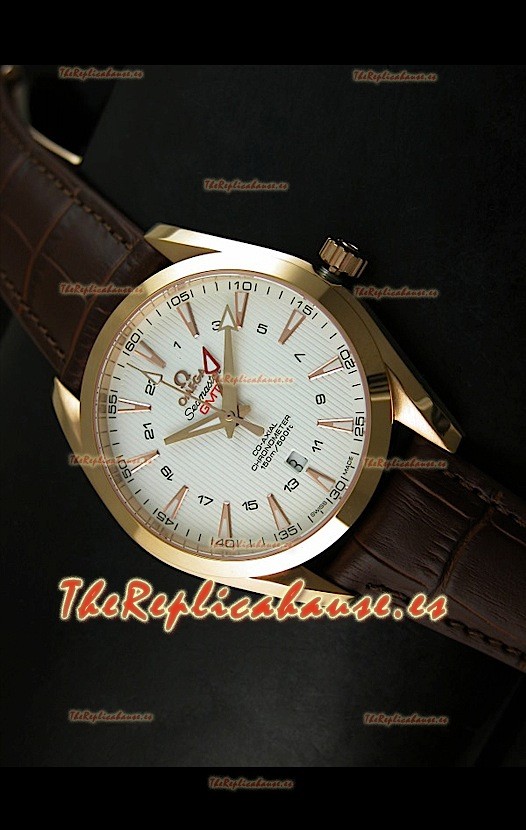 Omega Seamaster Aquaterra Calendario Anual GMT Réplica Suiza