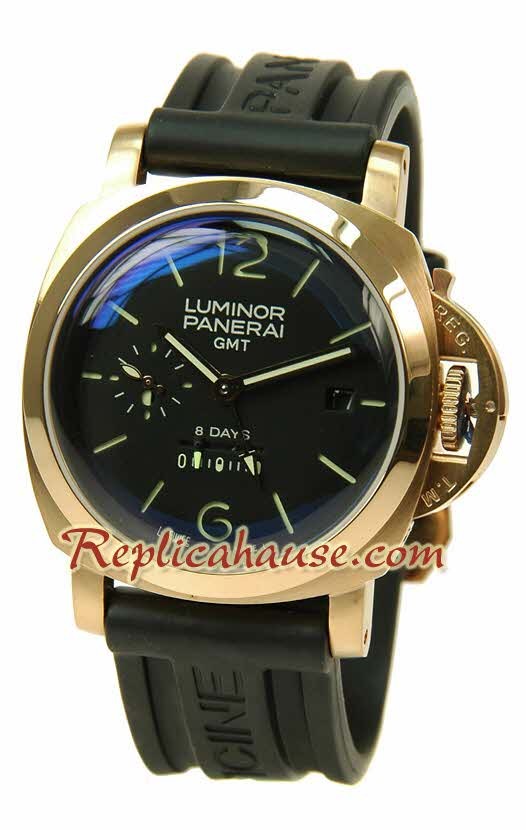 Panerai Luminor GMT 8 Days Reloj Suizo de imitación