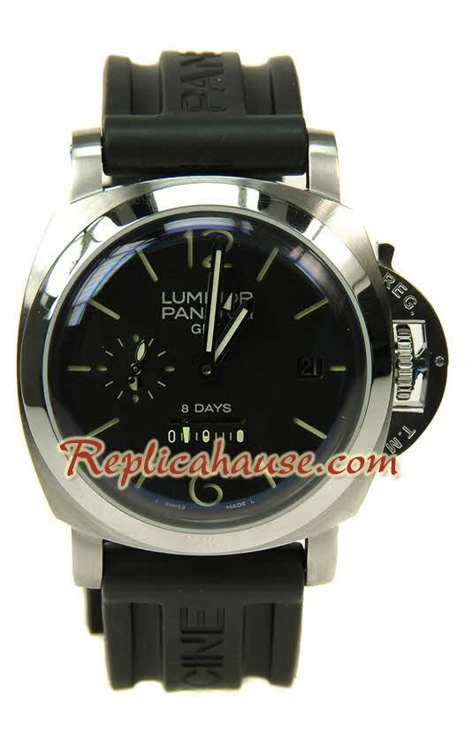 Panerai Luminor GMT 8 Days Reloj Suizo de imitación