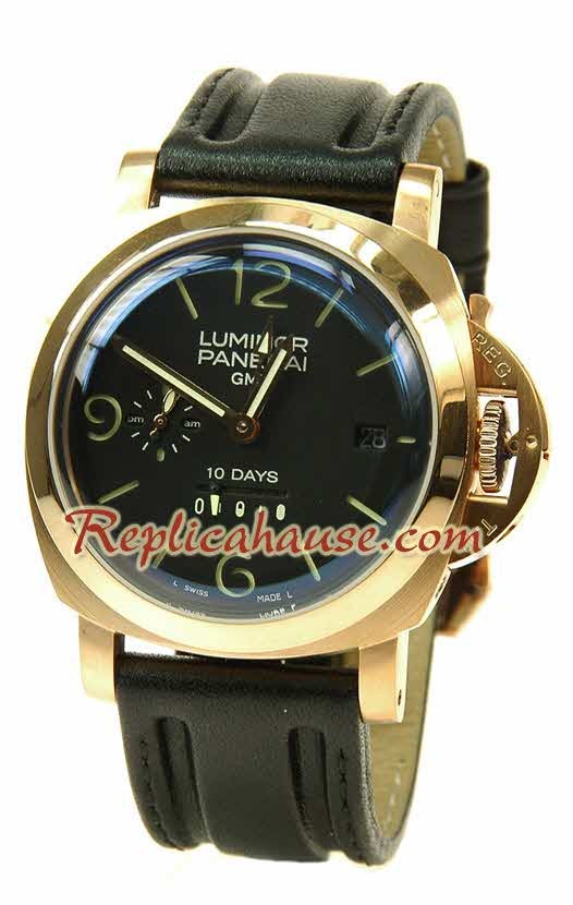 Panerai Luminor GMT 10 Days Reloj Suizo de imitación