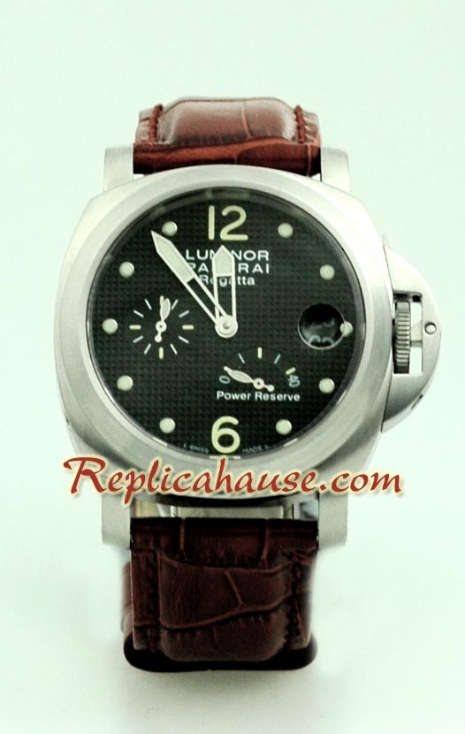 Panerai Luminor Regatta Bateria de Reserva Pam222 Reloj Suizo