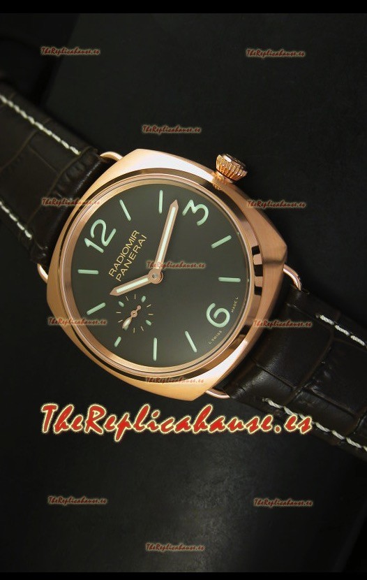Panerai Radiomir Model PAM00336 Reloj Suizo en Oro Rosado - Edición Espejo 1:1