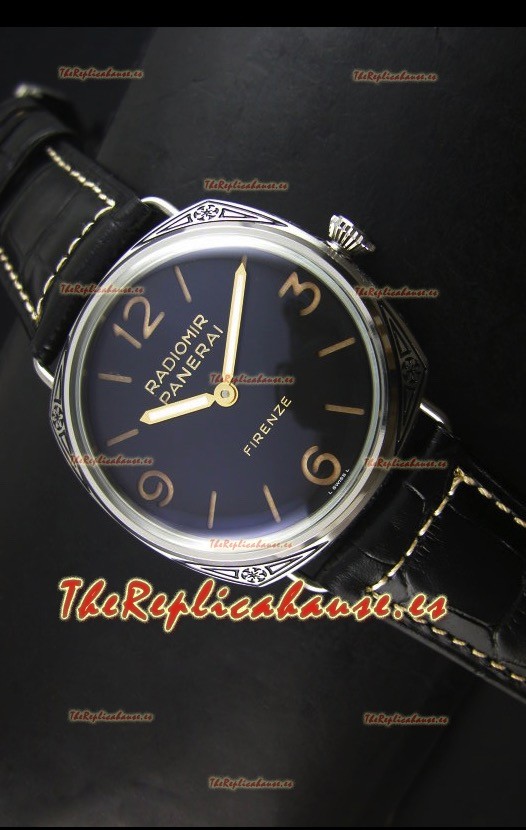 Panerai PAM604 Radiomir Firenze 3 Days Acciaio Reloj Suizo - Movimiento Unitas