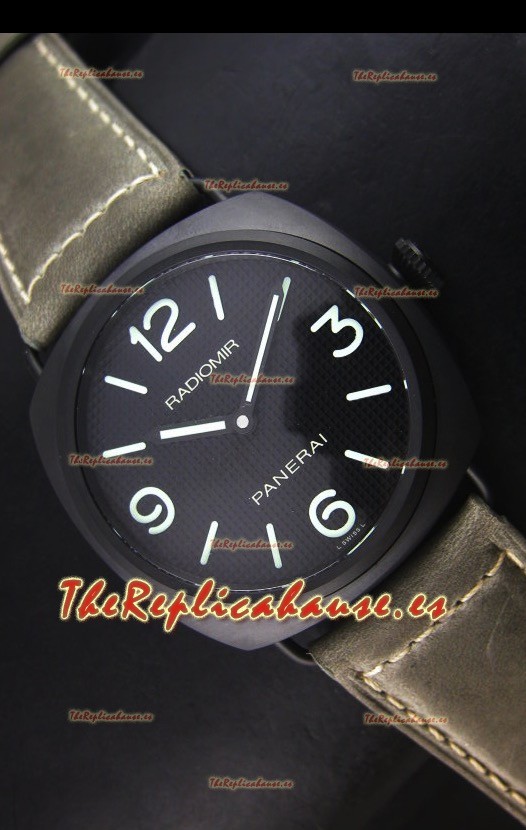 Panerai Radiomir PAM00643 Cerámica 45MM Reloj Suizo - Movimiento Unitas