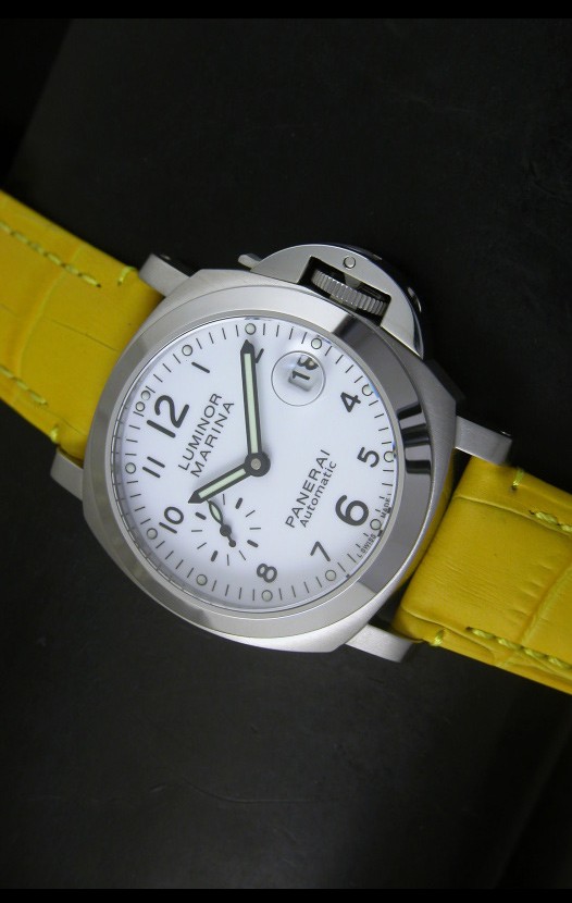Panerai Luminor Marina PAM49 40MM Reloj Suizo - Correa color Amarillo